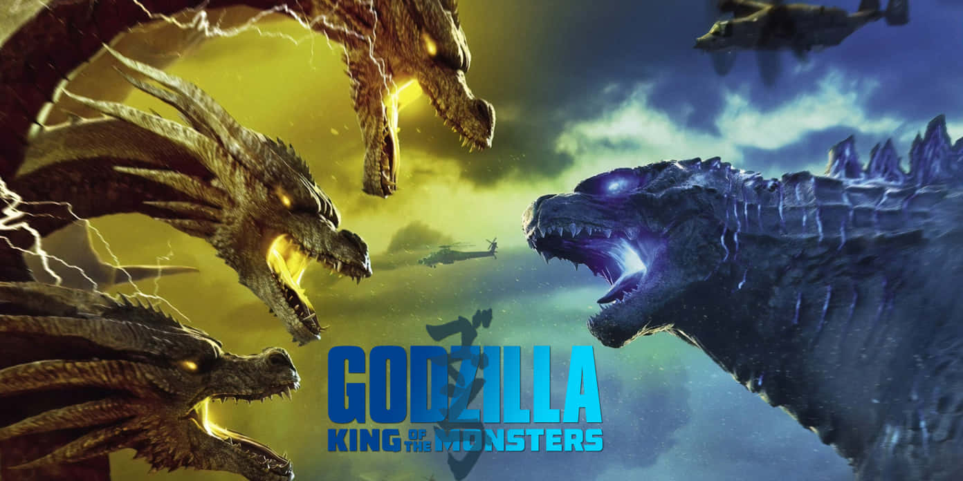 Godzilla Kingof Monsters Epic Battle Background
