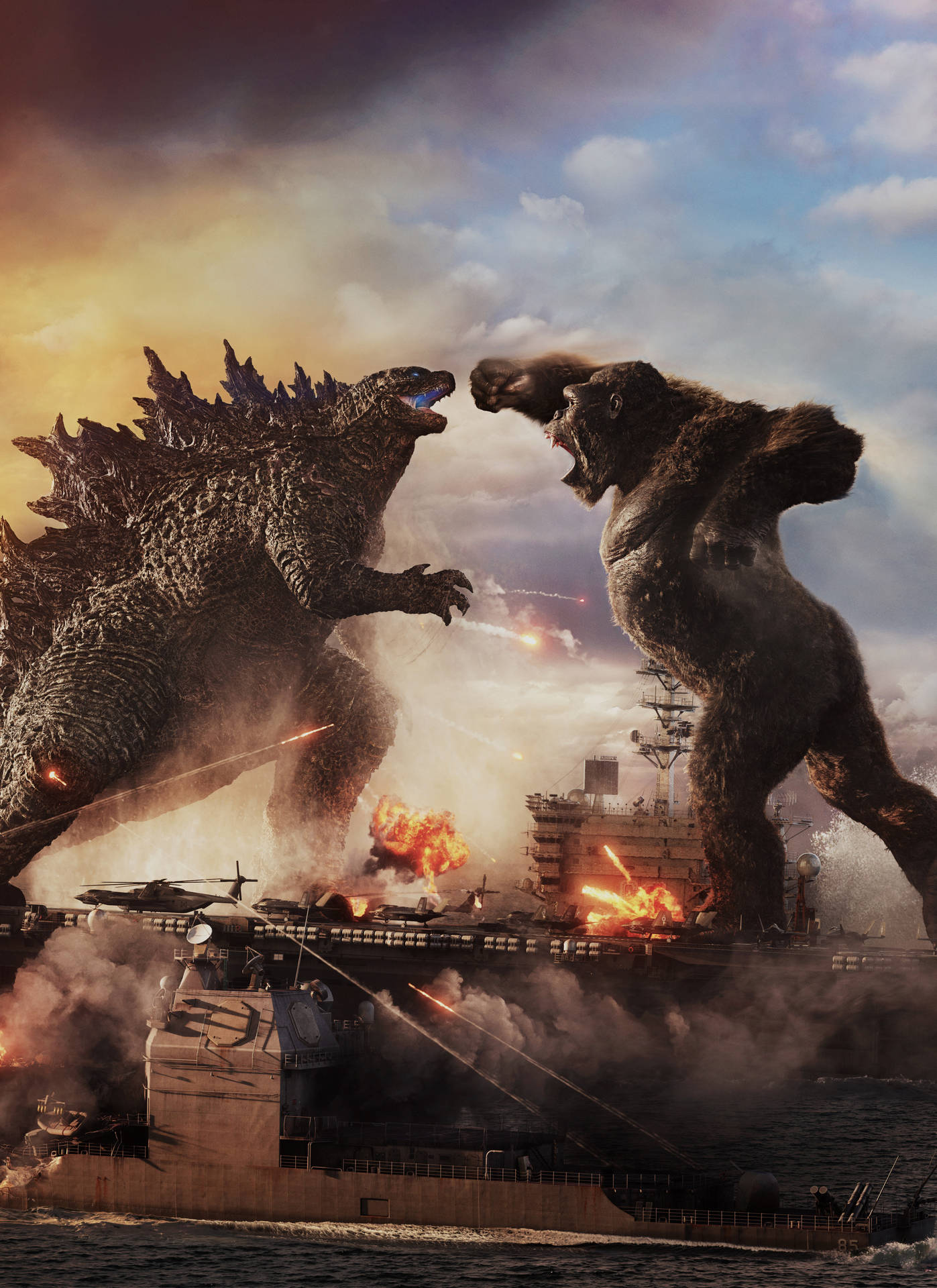 Godzilla Vs King Kong Battle Background