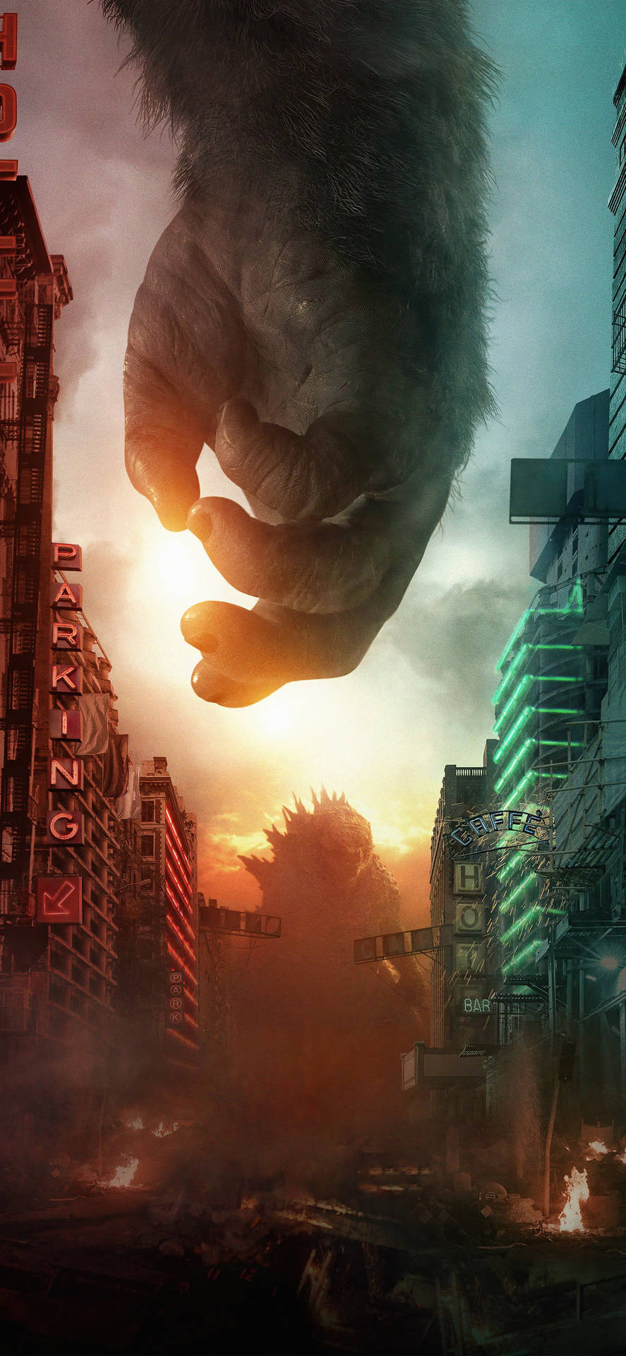 Godzilla Vs King Kong Hd Wallpaper Background