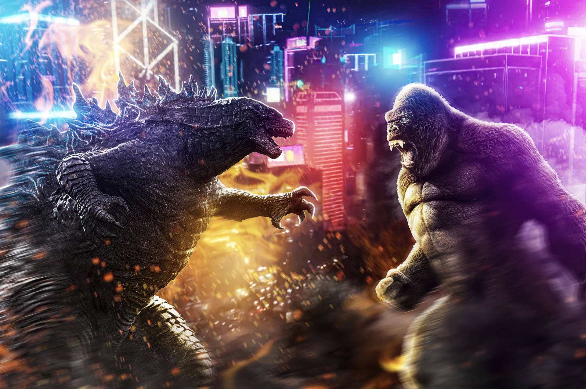 Godzilla Vs King Kong - Hd Wallpapers Background