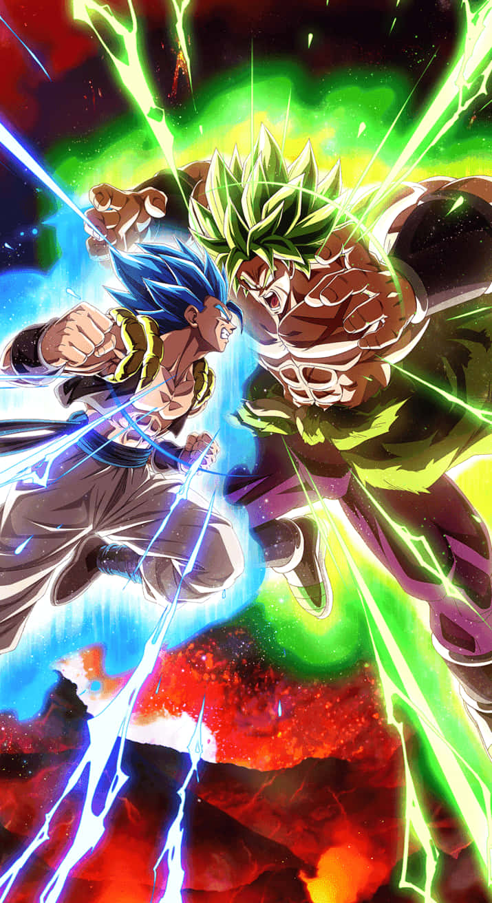 Gogeta And Broly Iphone Dragon Ball Super Background