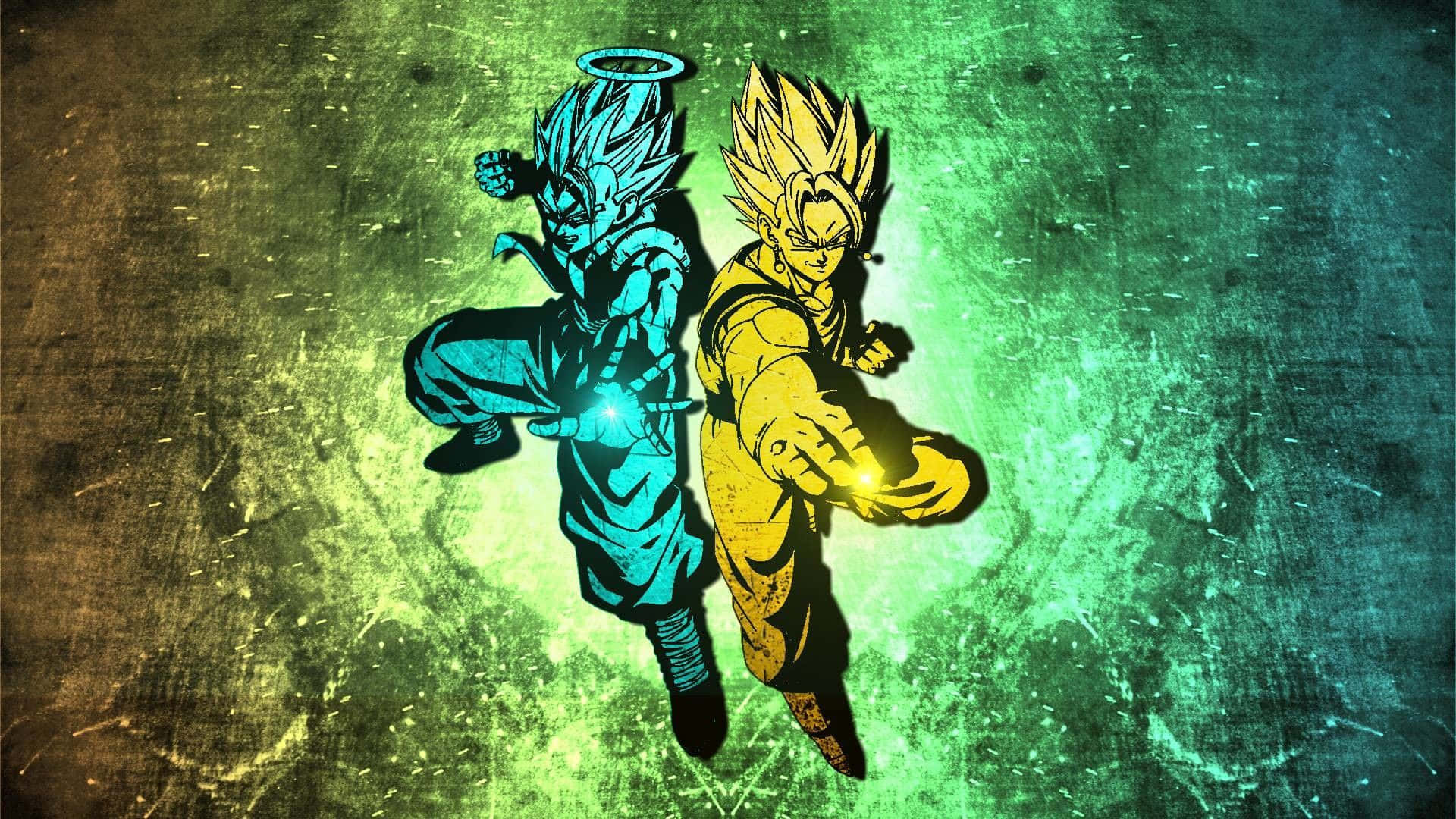 Gogeta And Vegito Prepare For Battle Background