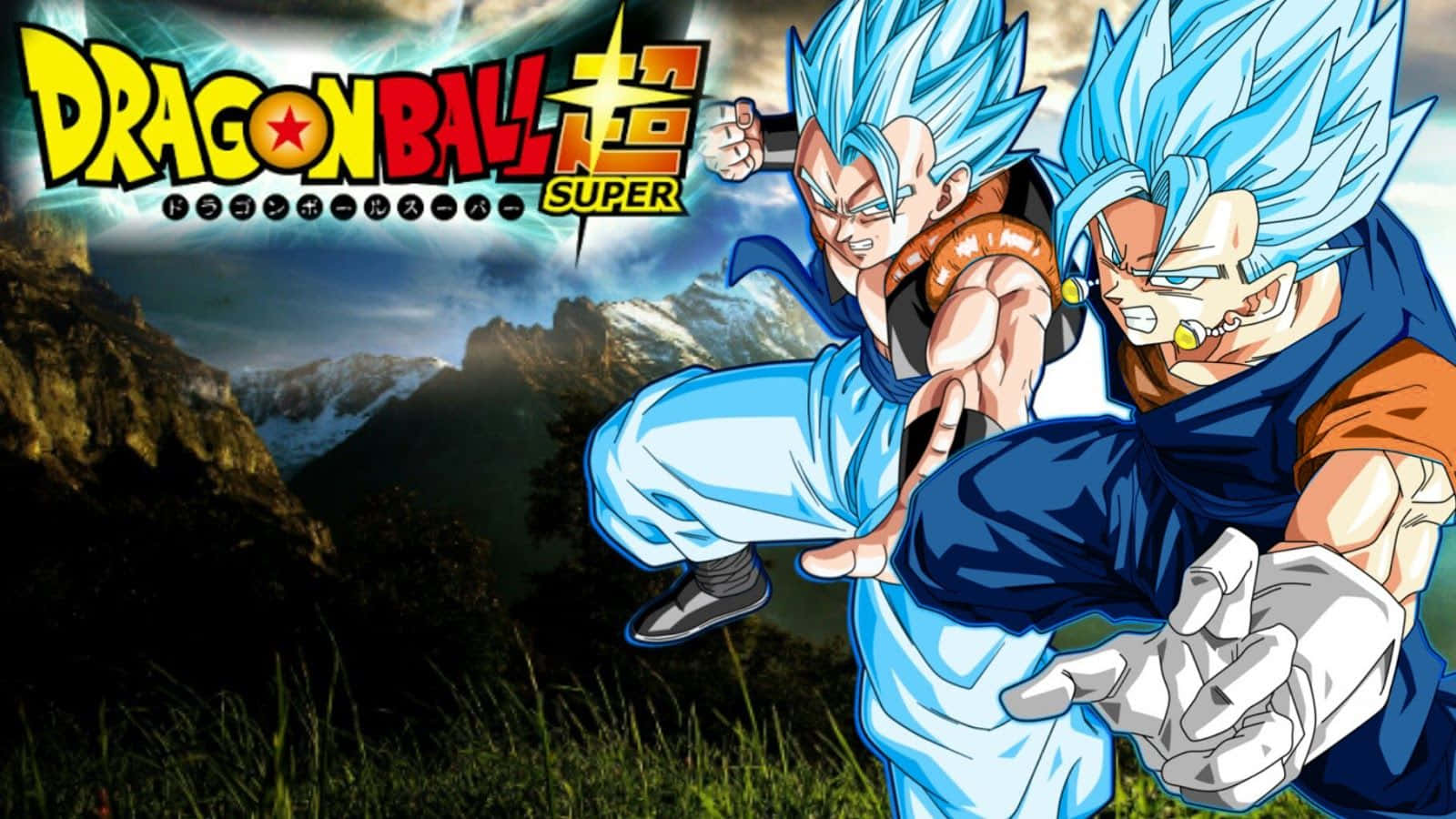 Gogeta And Vegito, The Two Legendary Super Saiyans Of Dragon Ball Z Background