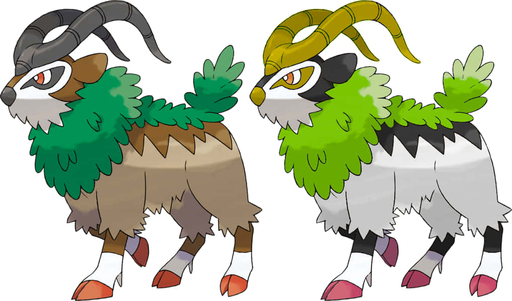 Gogoat And Shiny Gogoat