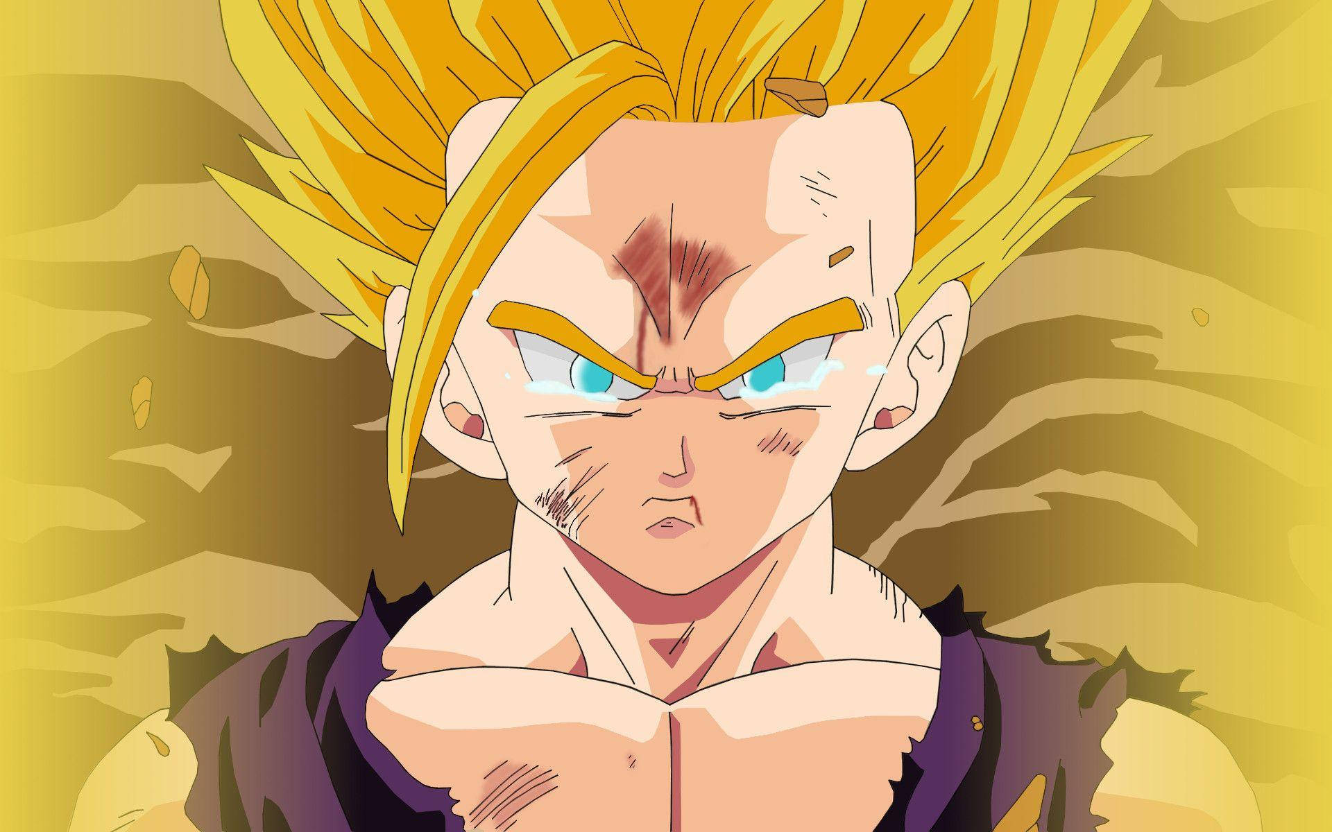 Gohan Super Saiyan 2 Crying