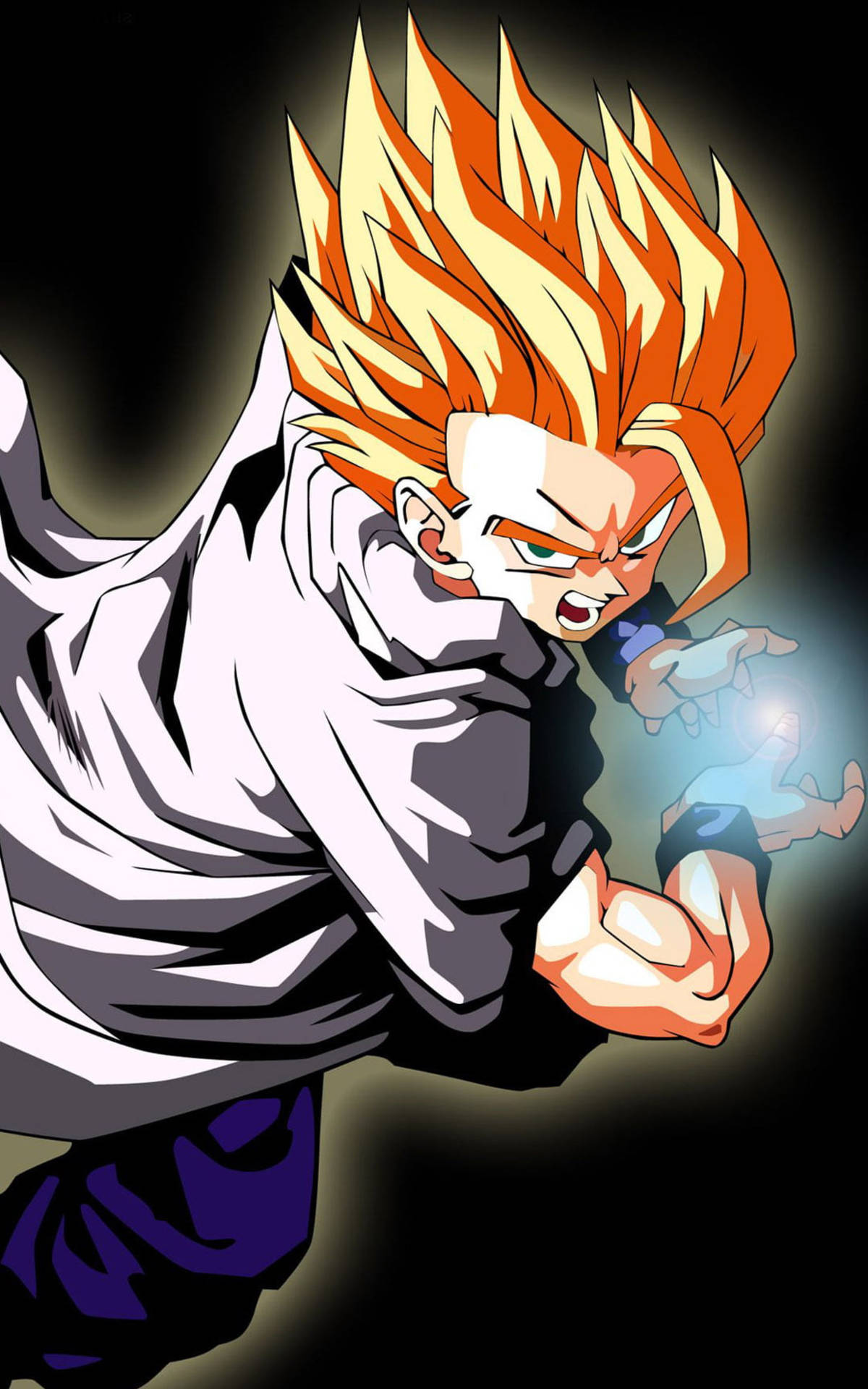 Gohan Super Saiyan 2 Kamehameha Pose Background