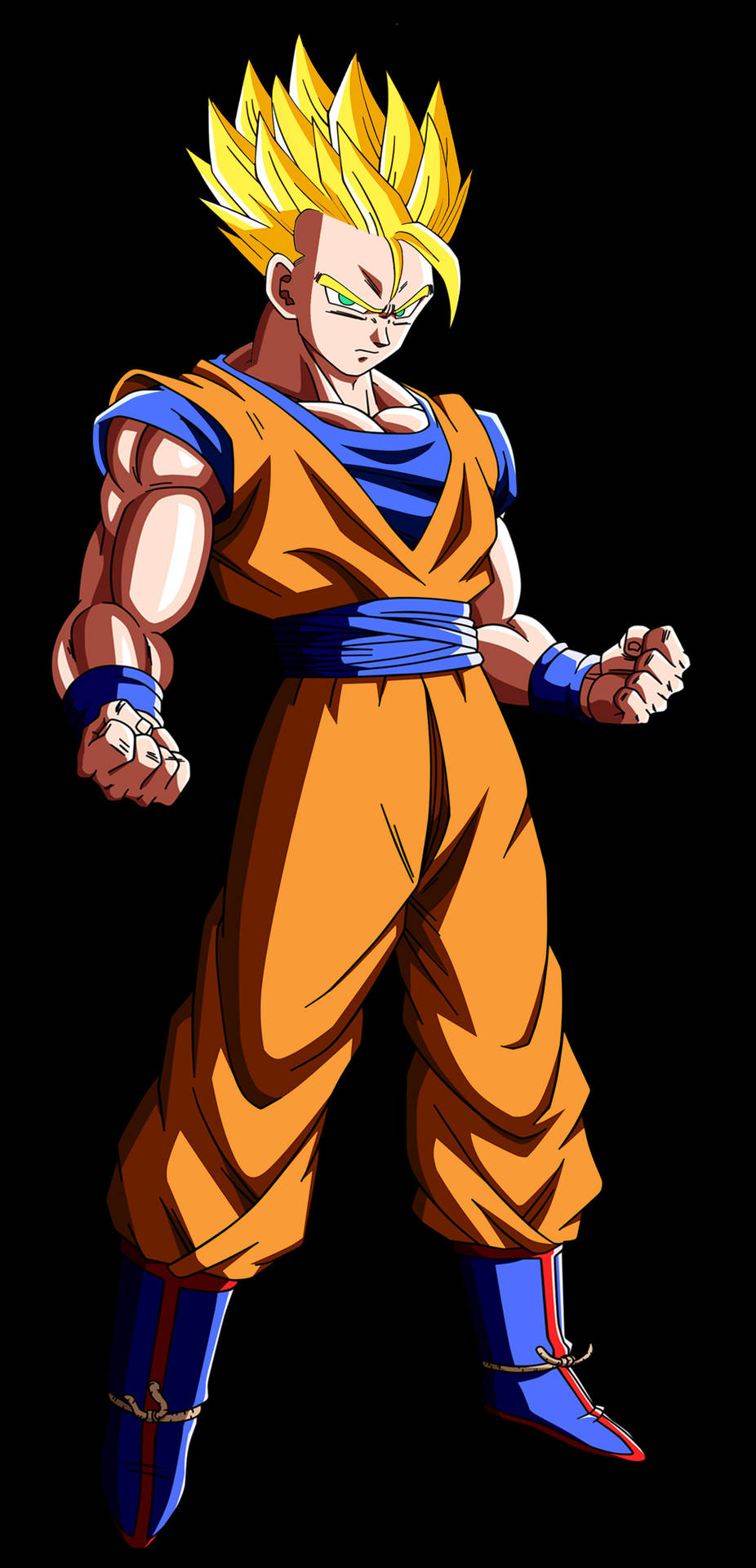 Gohan With Black Background Background