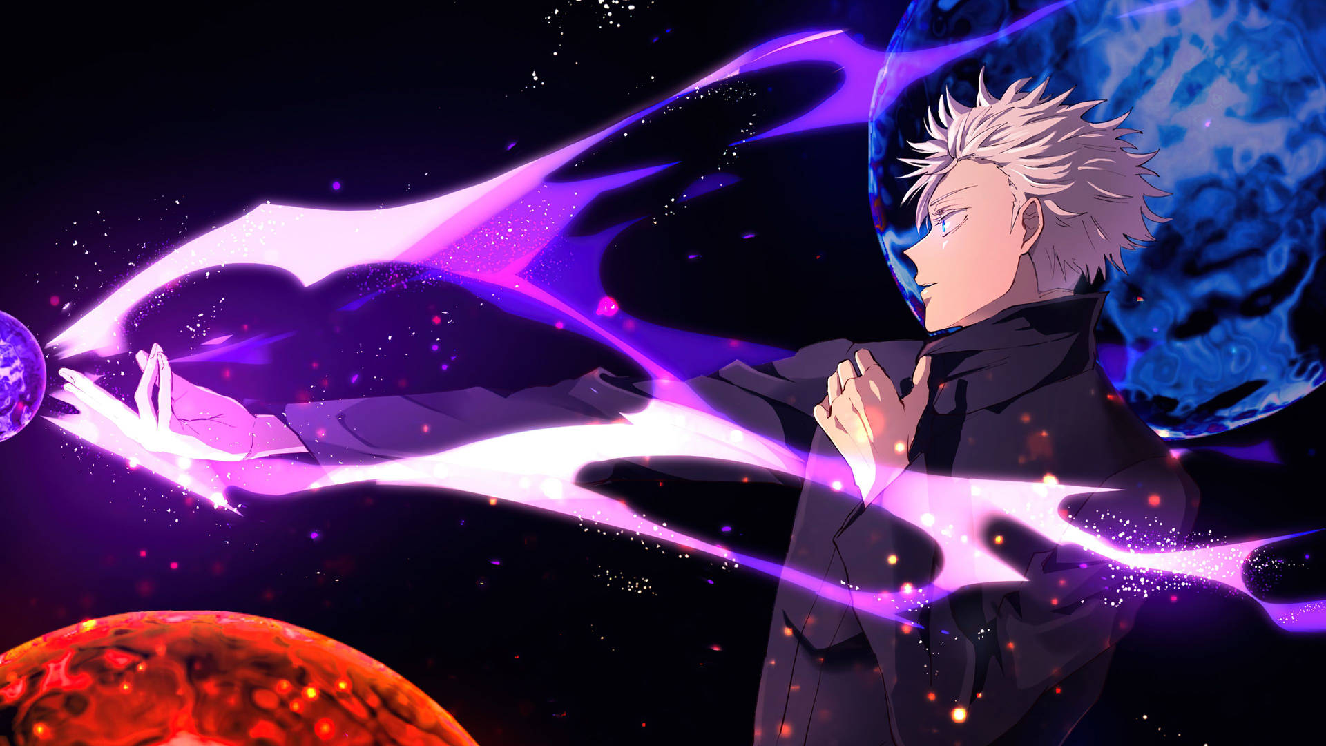 Gojo Satoru Jujutsu Kaisen Desktop Background