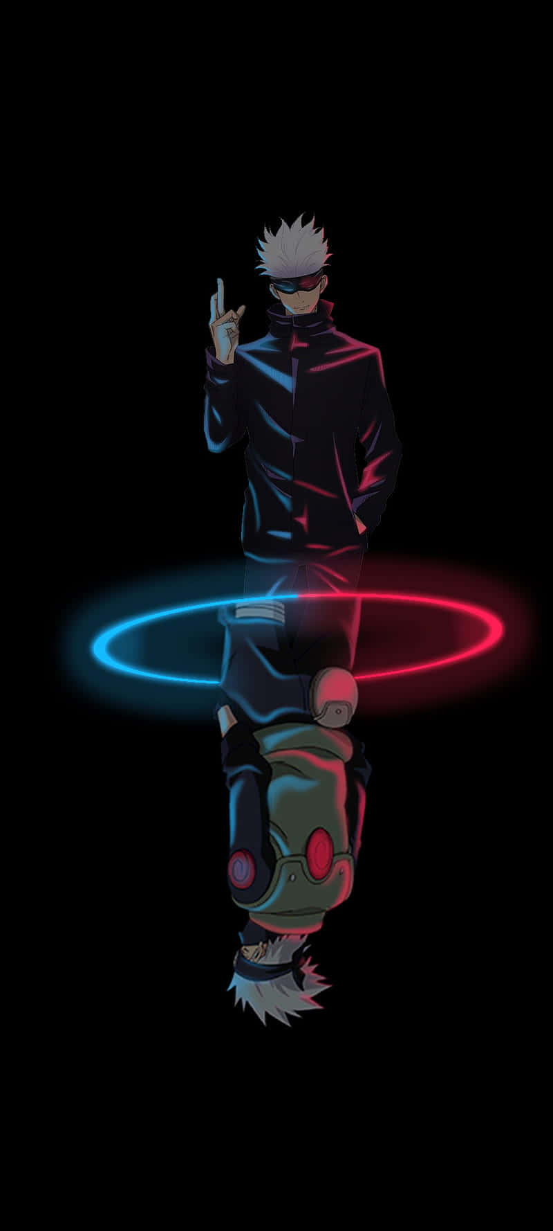 Goju Saturo And Hatake Kakashi Dark Aesthetic Anime Pfp Background