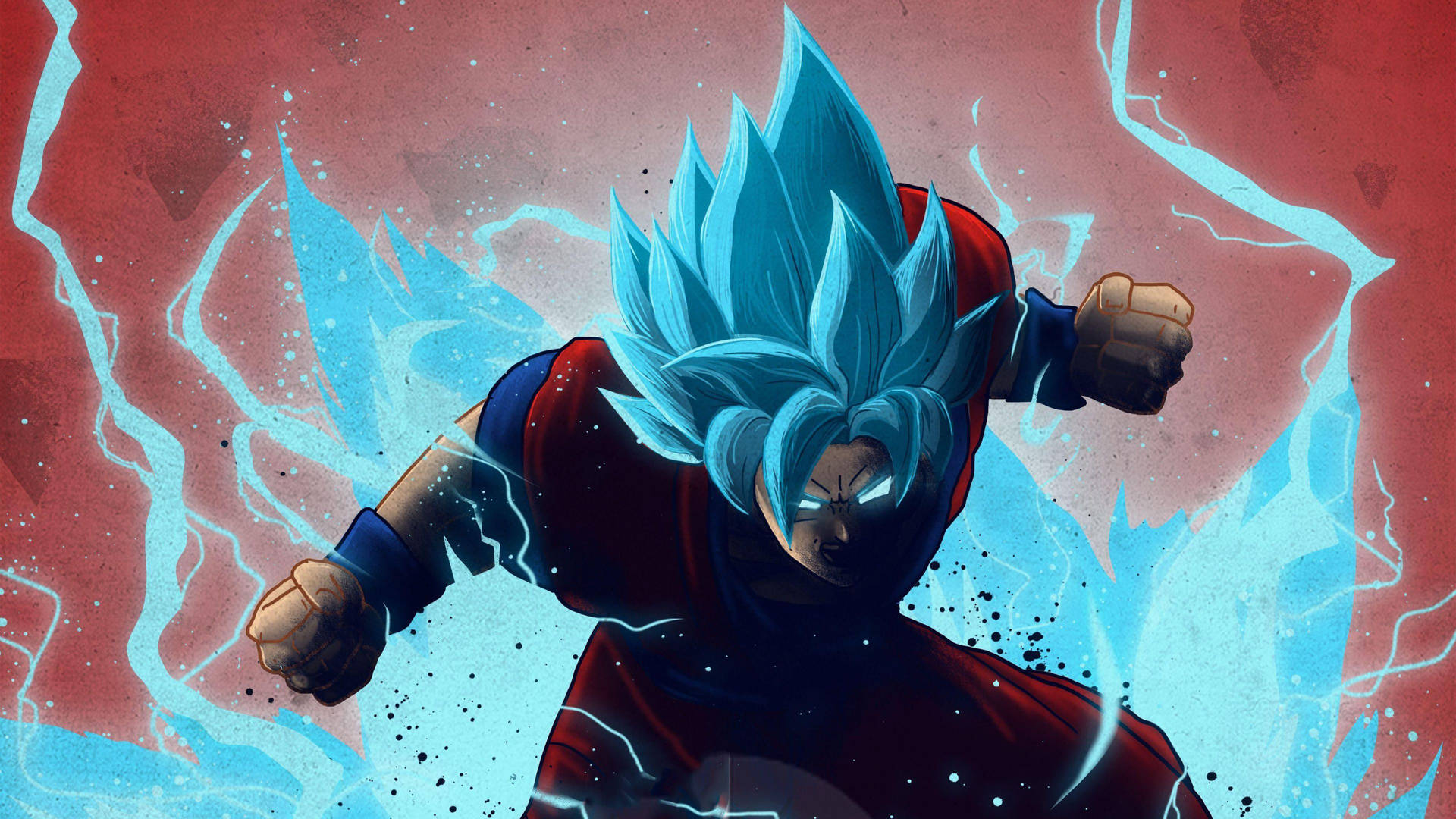 Goku 4k Ultra Hd Blue Aura Behind