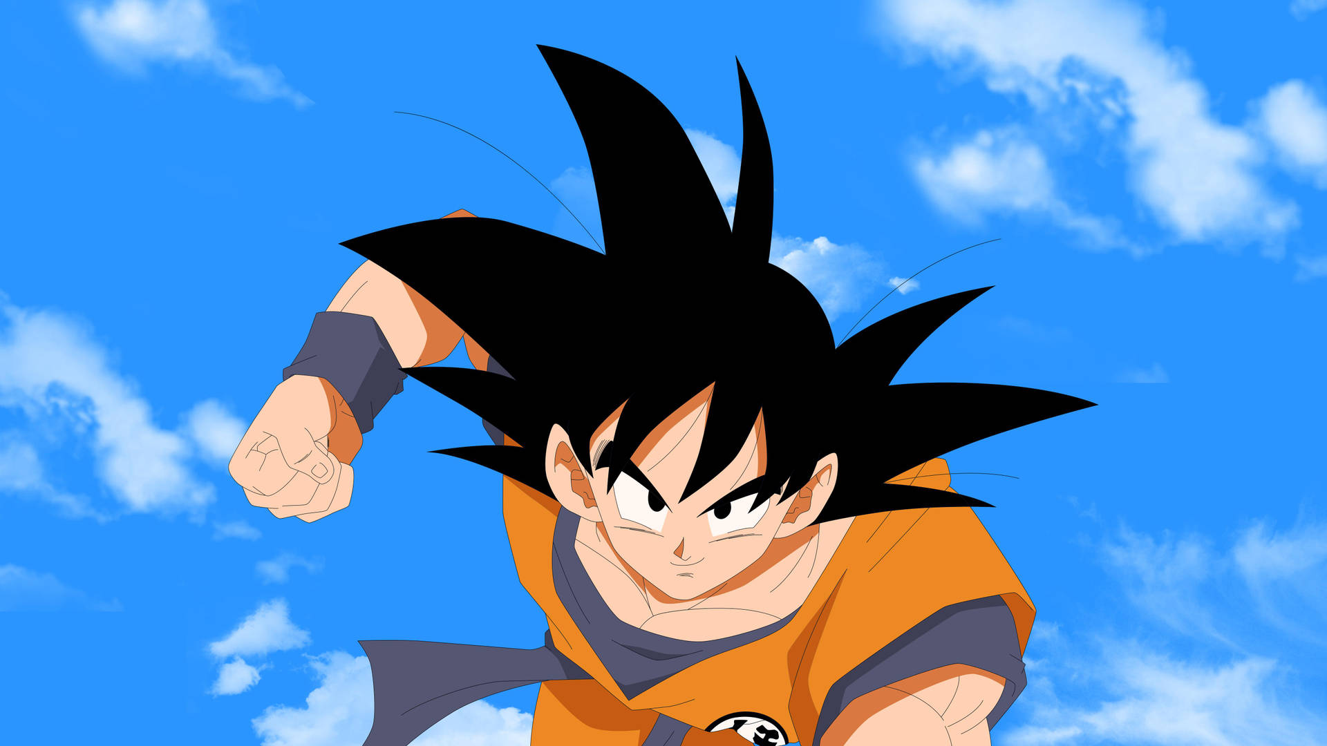 Goku 4k Ultra Hd With Sky Background