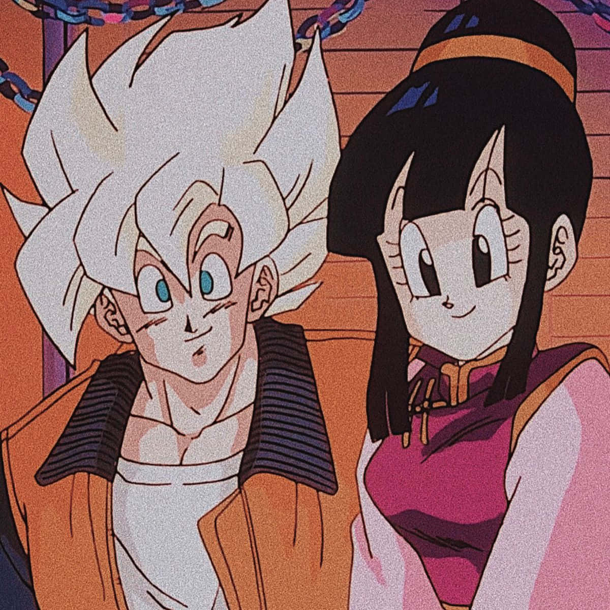 Goku And Chichi Have An Unbreakable Bond Background