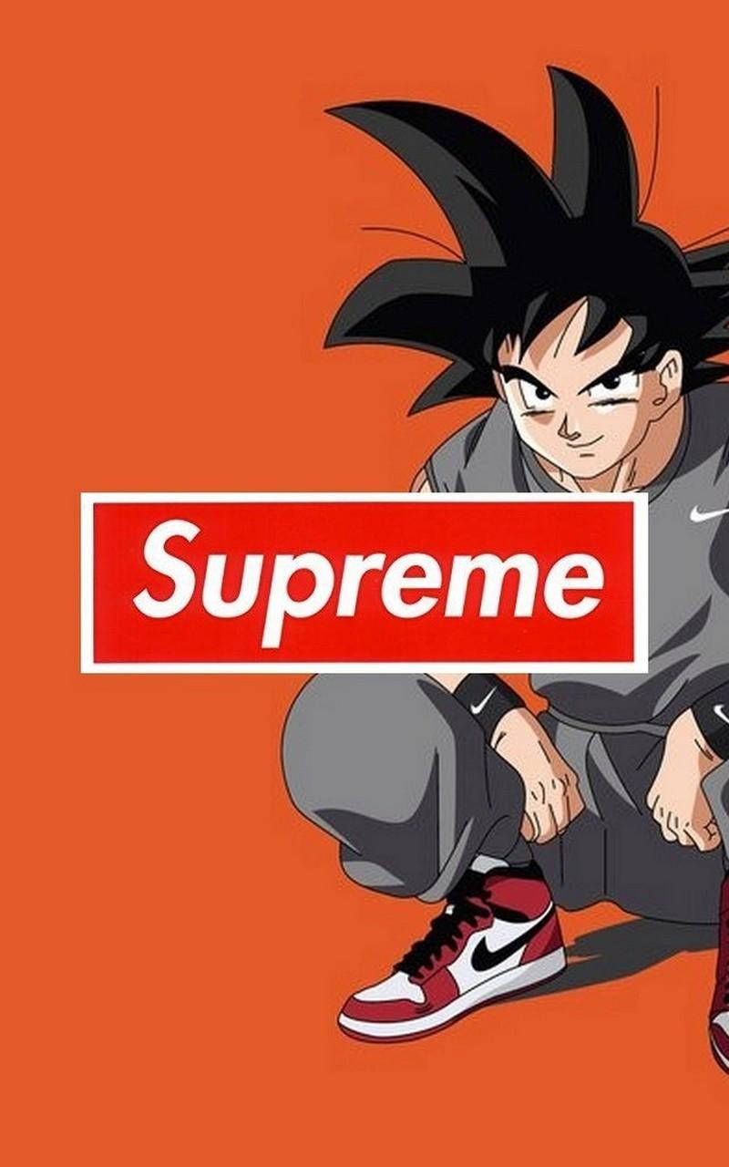Goku And Orange Supreme Background