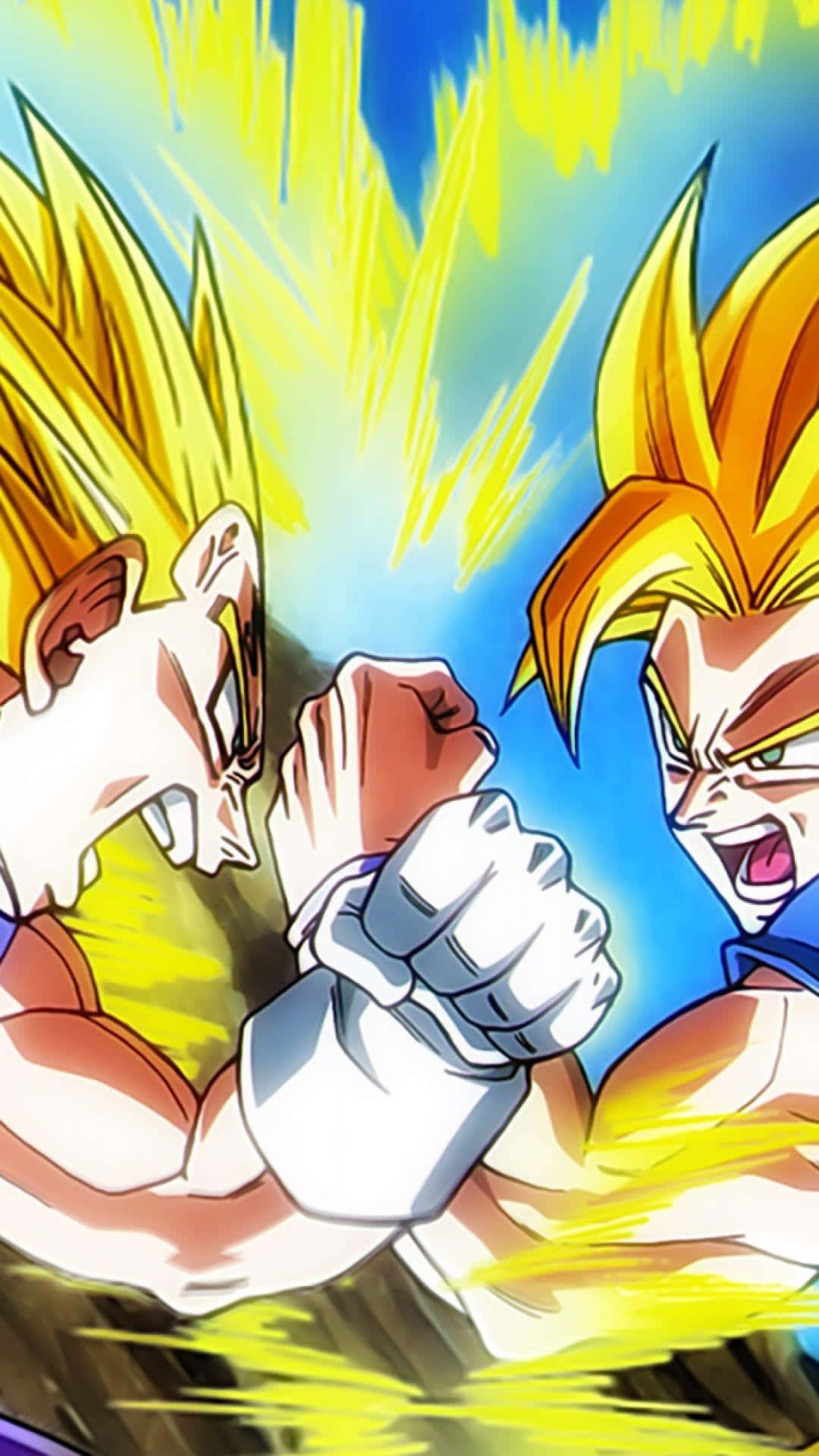 Goku And Vegeta Clash In A Battle Of Saiyan Pride.