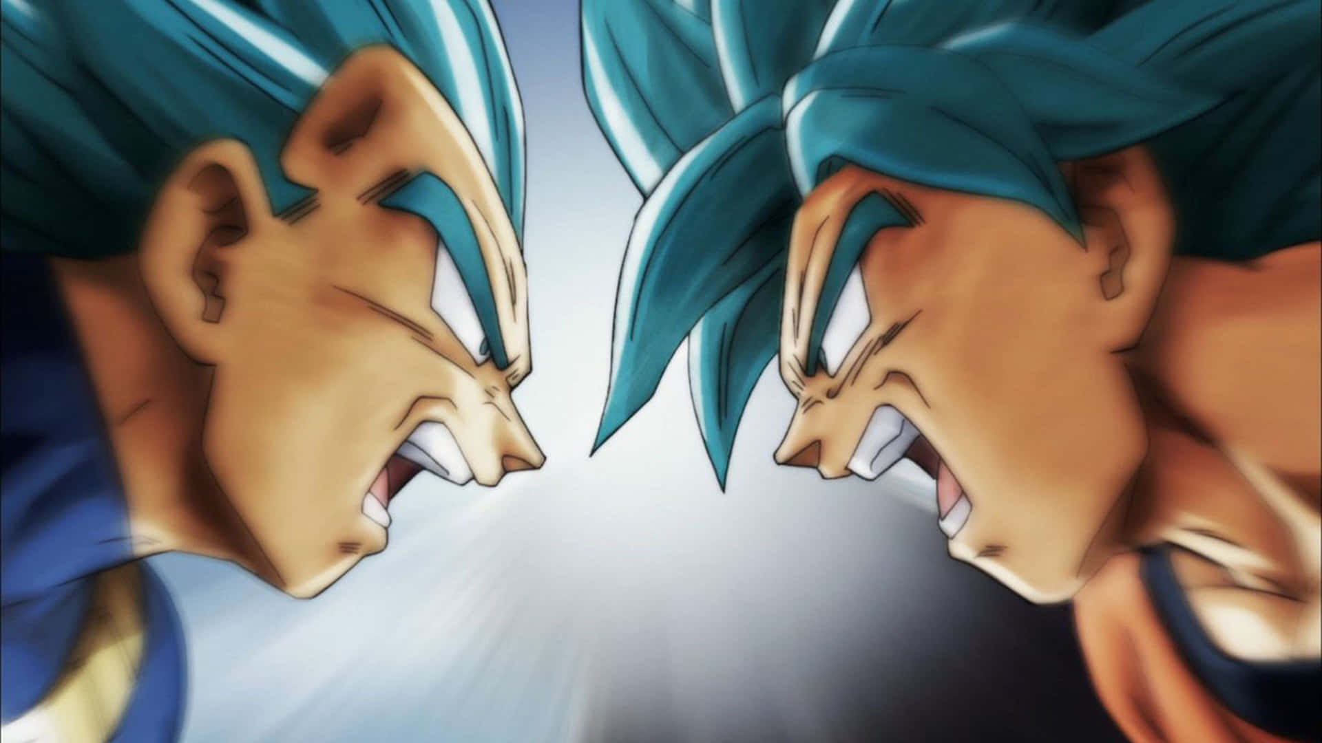 Goku And Vegeta Dragon Ball Z Face To Face Background