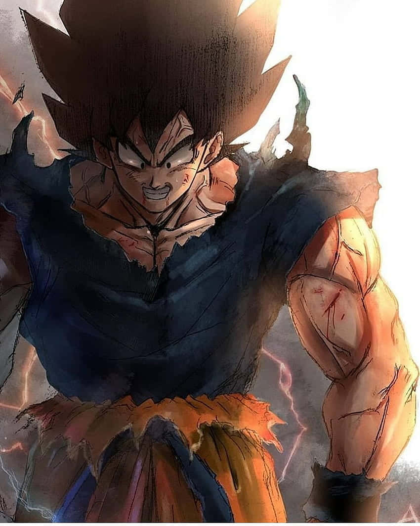 Goku And Vegeta, Saiyan Legends Background