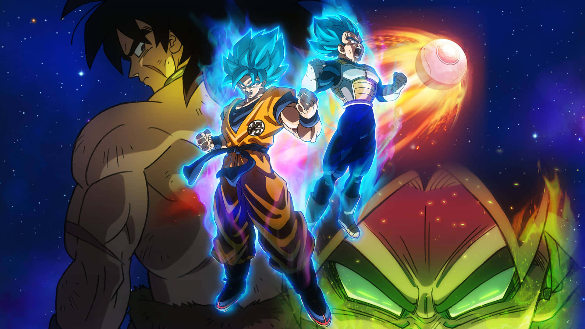 Goku And Vegeta, Two Pillars Of The Dragon Ball Super Universe Background