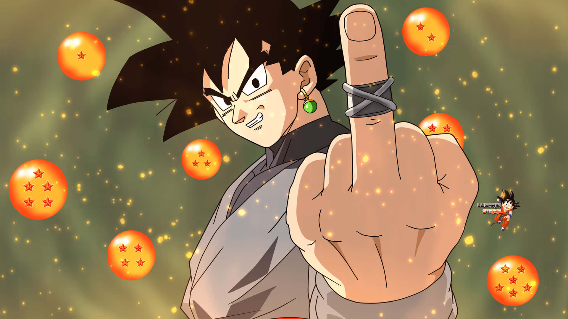 Goku Black Determines His Fate Background