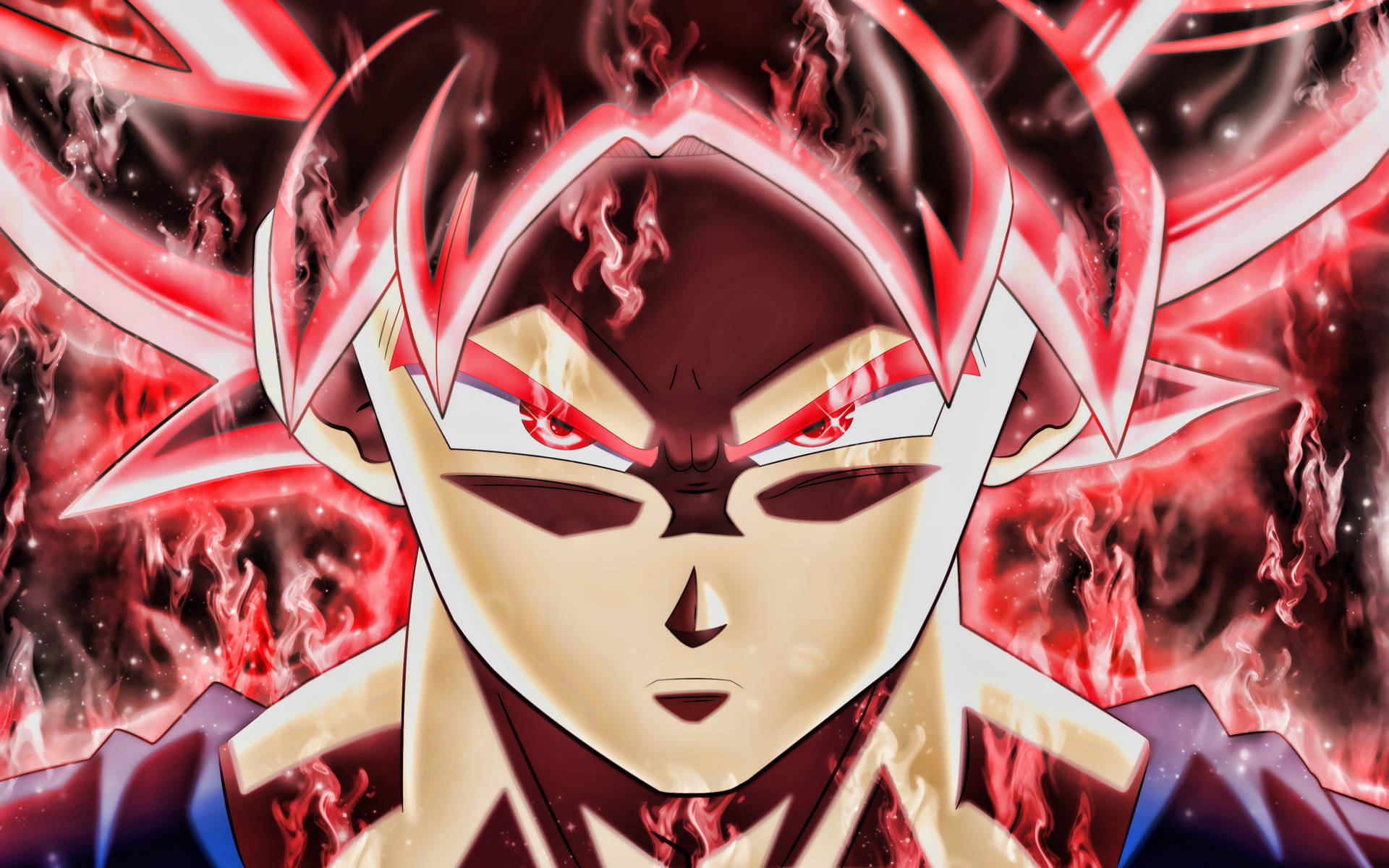 Goku Black Pfp Red Super Saiyan Background