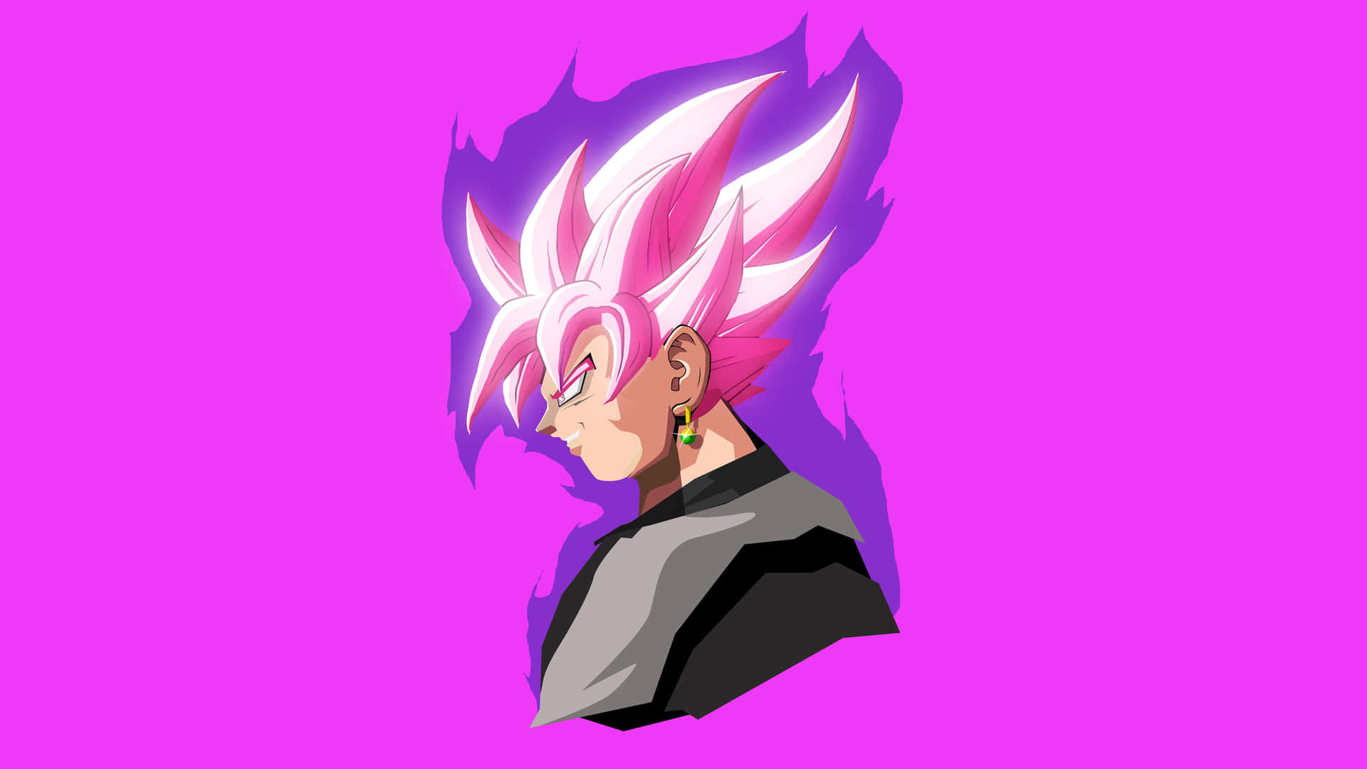 Goku Black Ready For Action Background