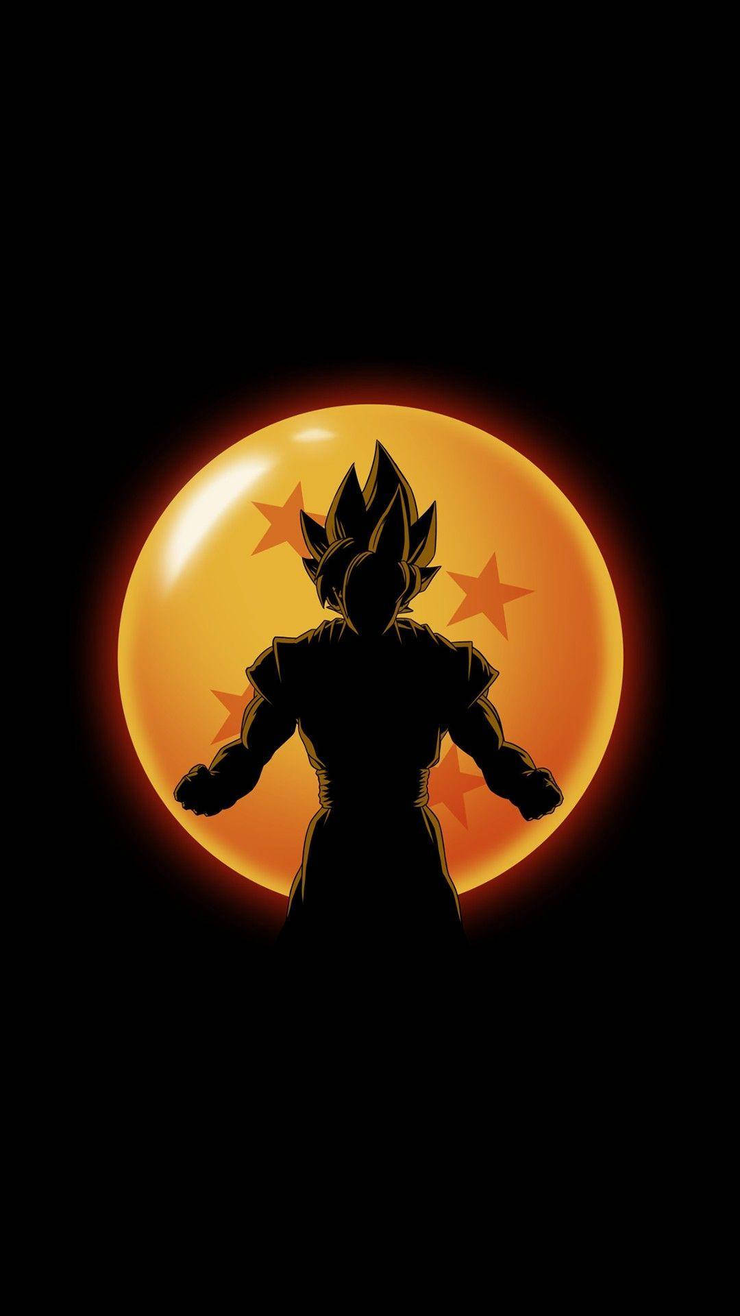 Goku Four-star Dragon Ball Z Iphone Background