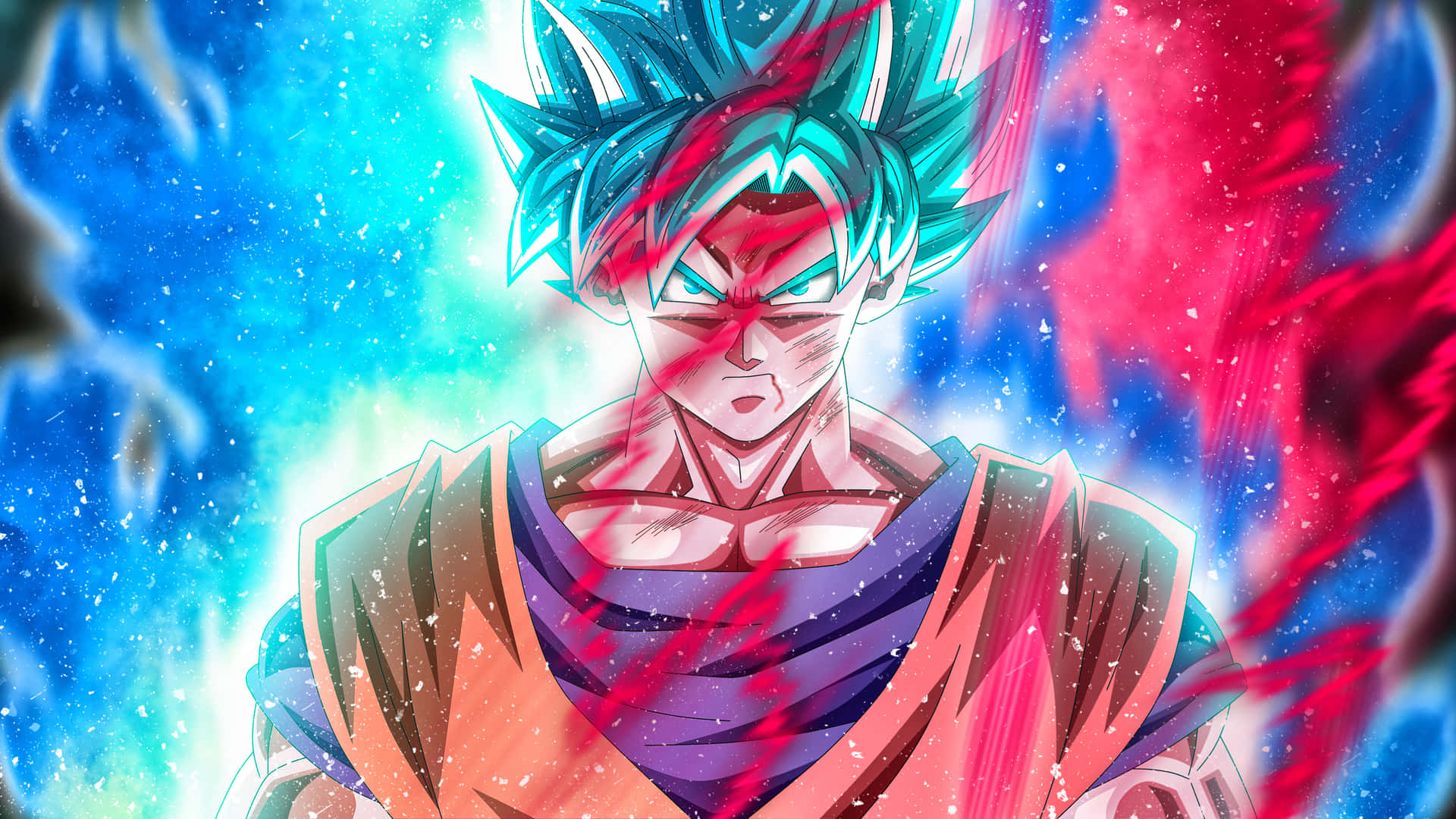Goku From The Hit Anime Series Dragon Ball, Ready For Battle Background