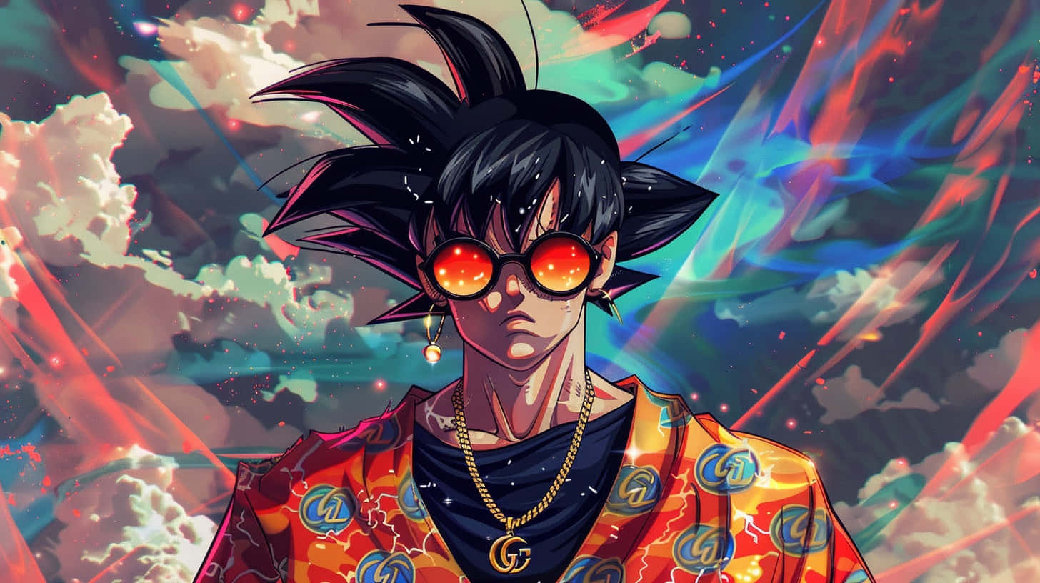 Goku Gucci Crossover Art