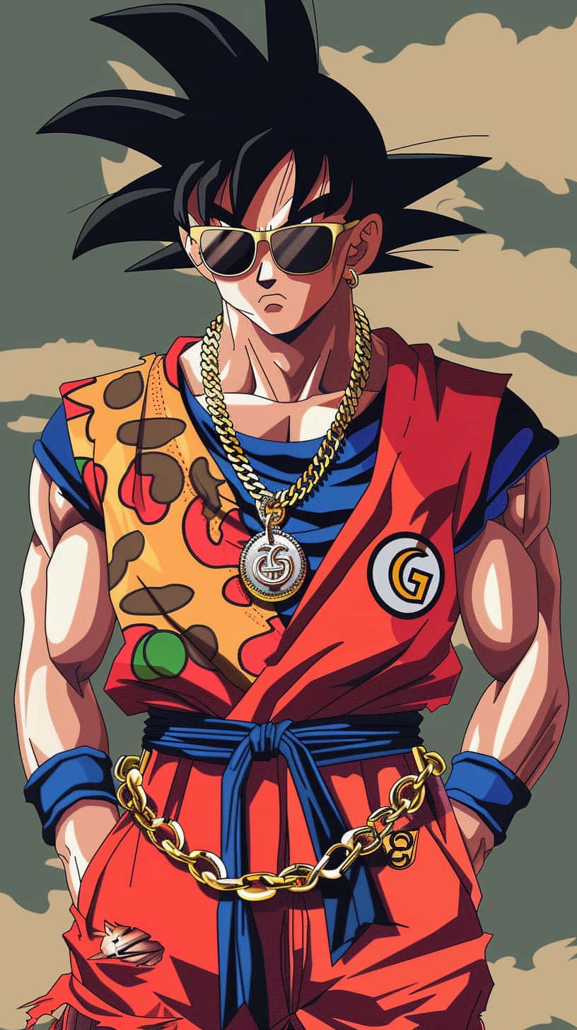 Goku Gucci Crossover Art