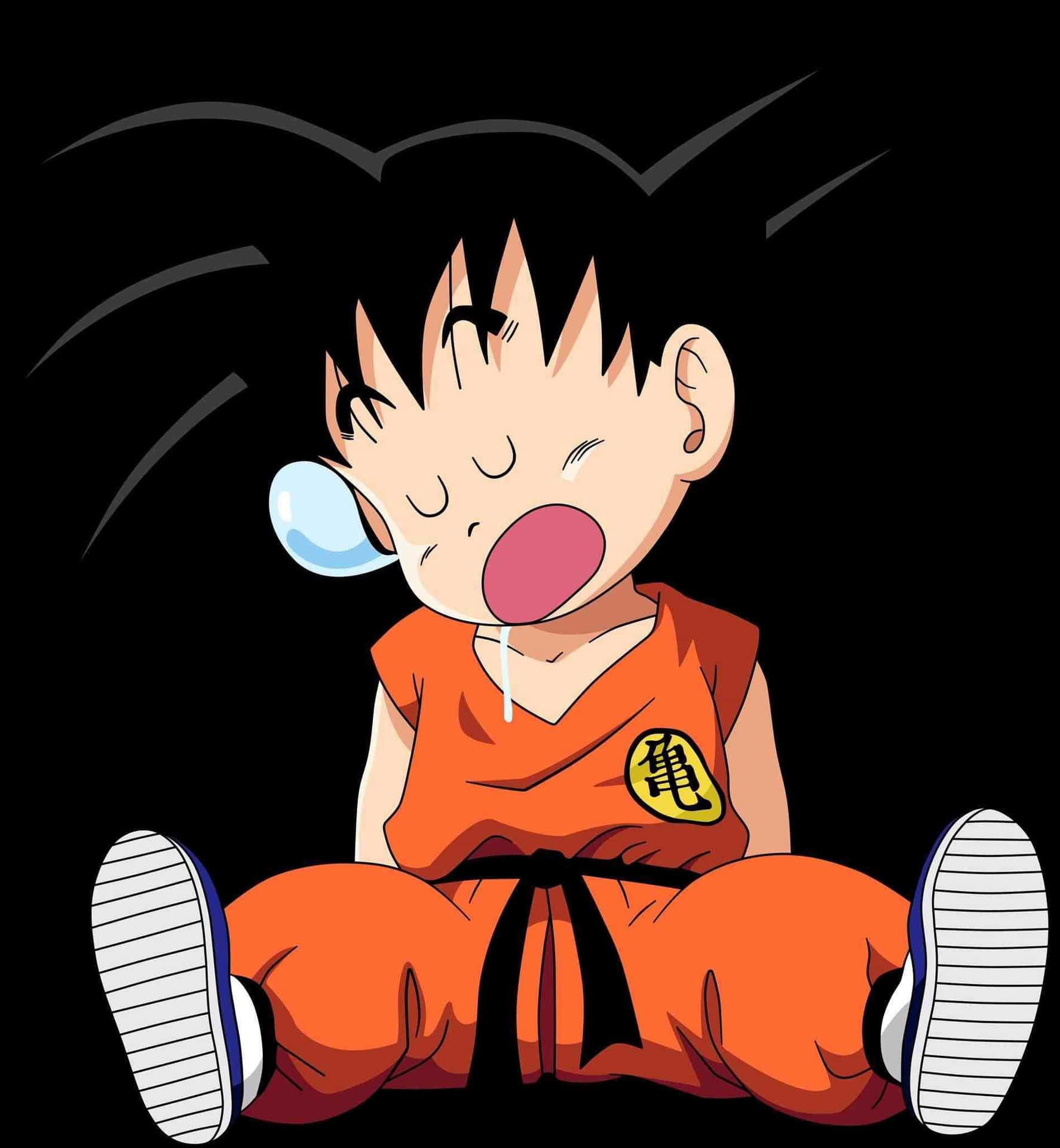 Goku Has Never Looked Funnier. Background