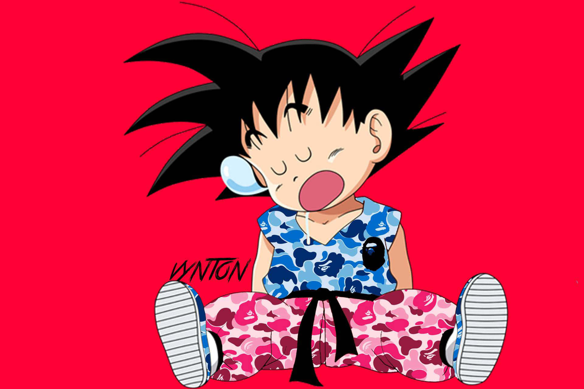 Goku Has Never Looked So Hilarious! Background