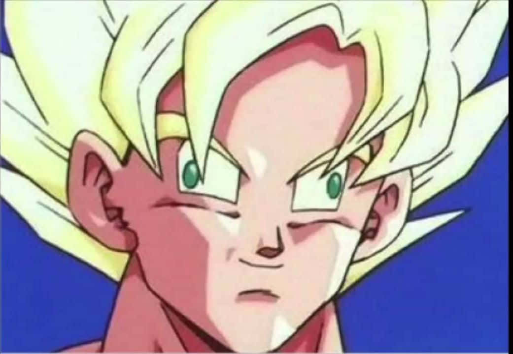Goku In His Silly Moments Background