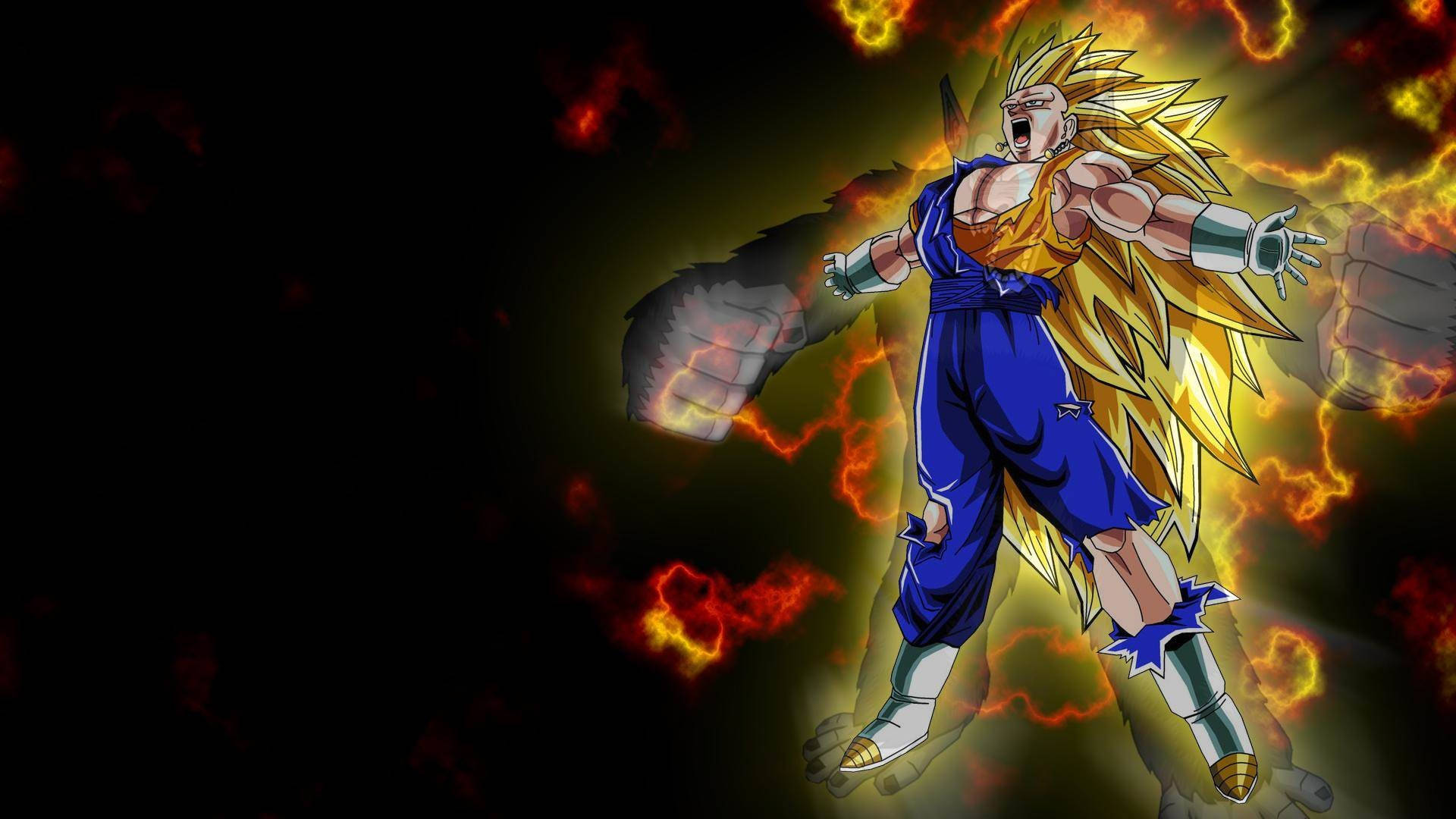 Goku In Super Saiyan 4 Background