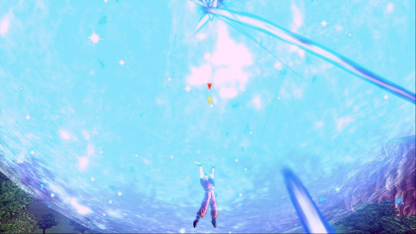 Goku Inside The Spirit Bomb Background