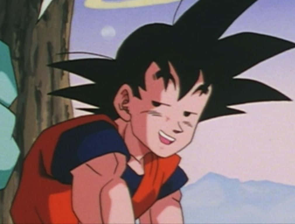 Goku Is Ready For A Fun Day Out Background