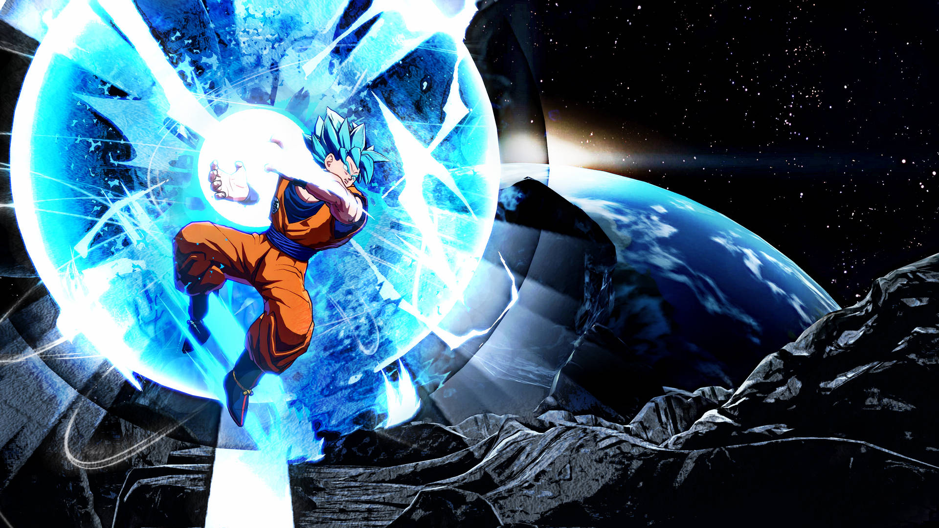 Goku's Kamehameha Dbz 4k Background