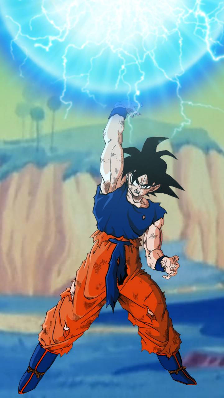 Goku Spirit Bomb Anime