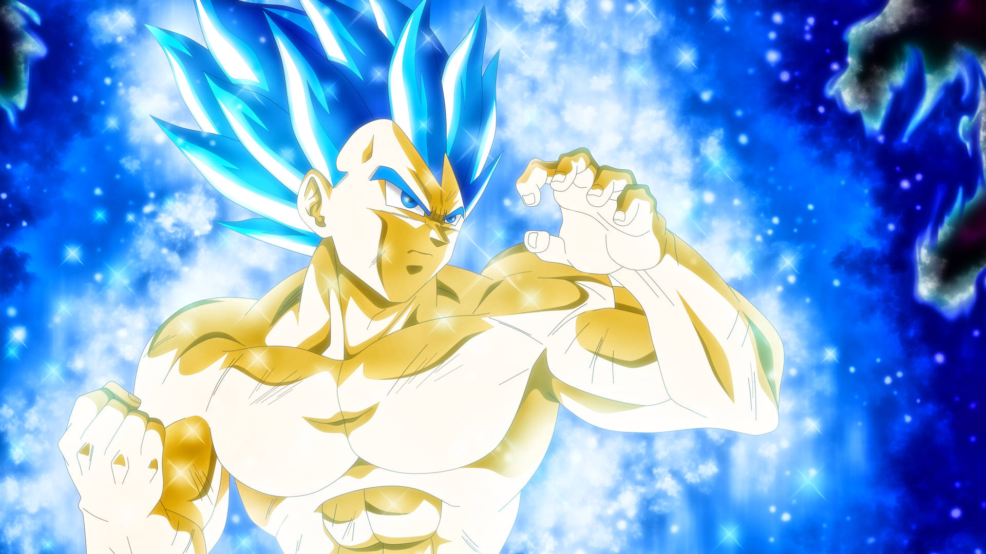 Goku Super Saiyan Blue Shirtless Background