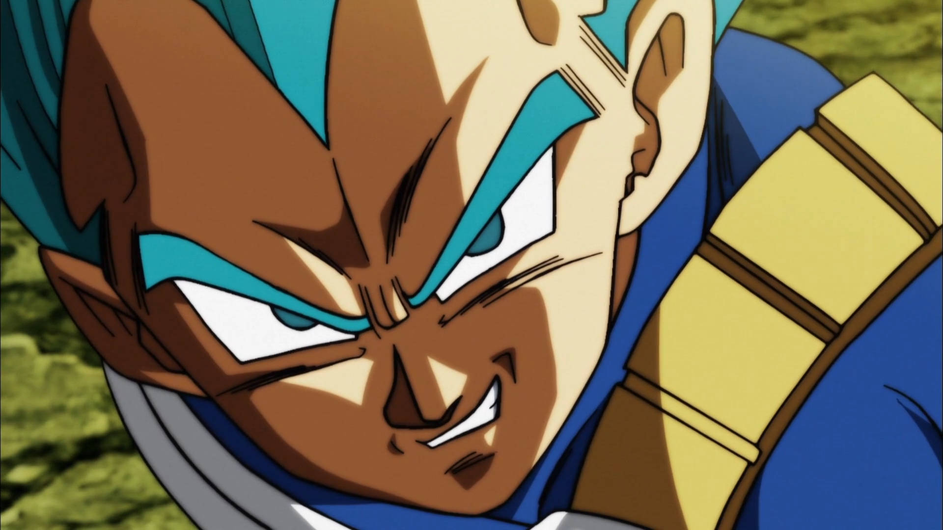 Goku Super Saiyan Vegeta Close-up Background