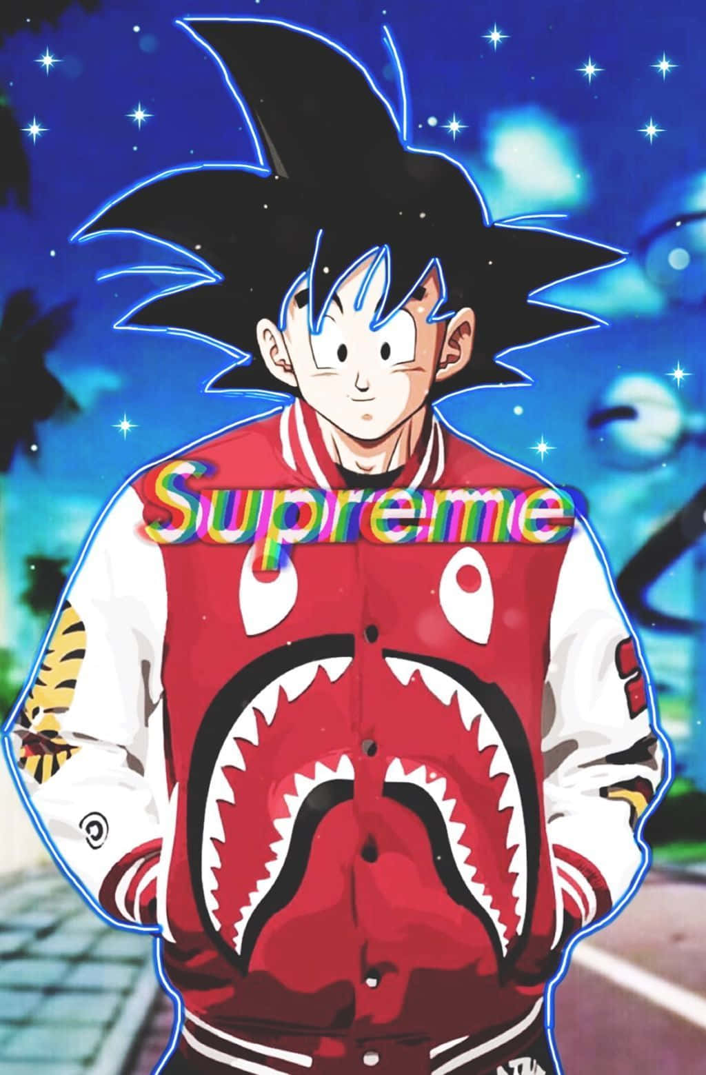 Goku Supreme Monster Jacket Background