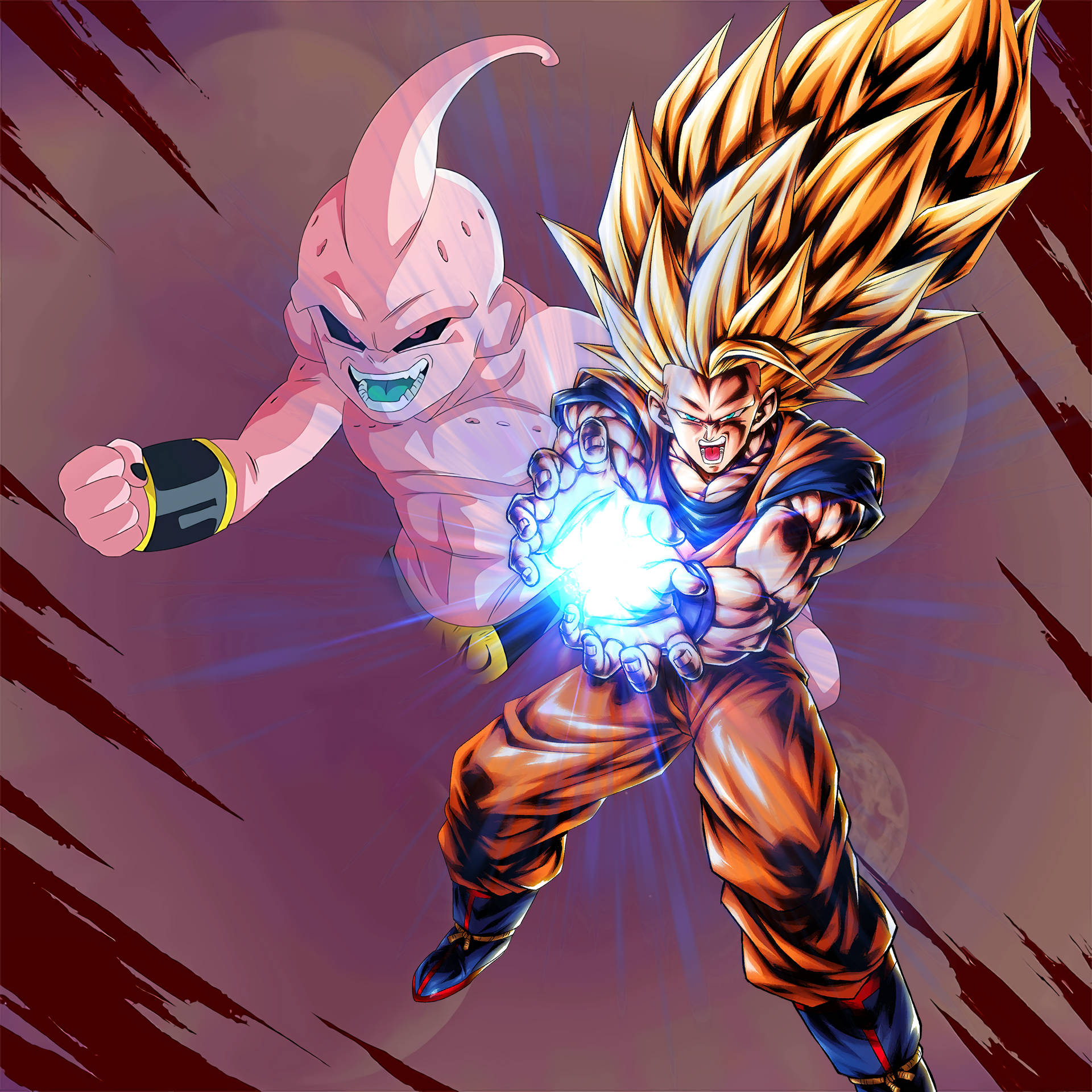 Goku Transforms Into Super Saiyan 3 Background