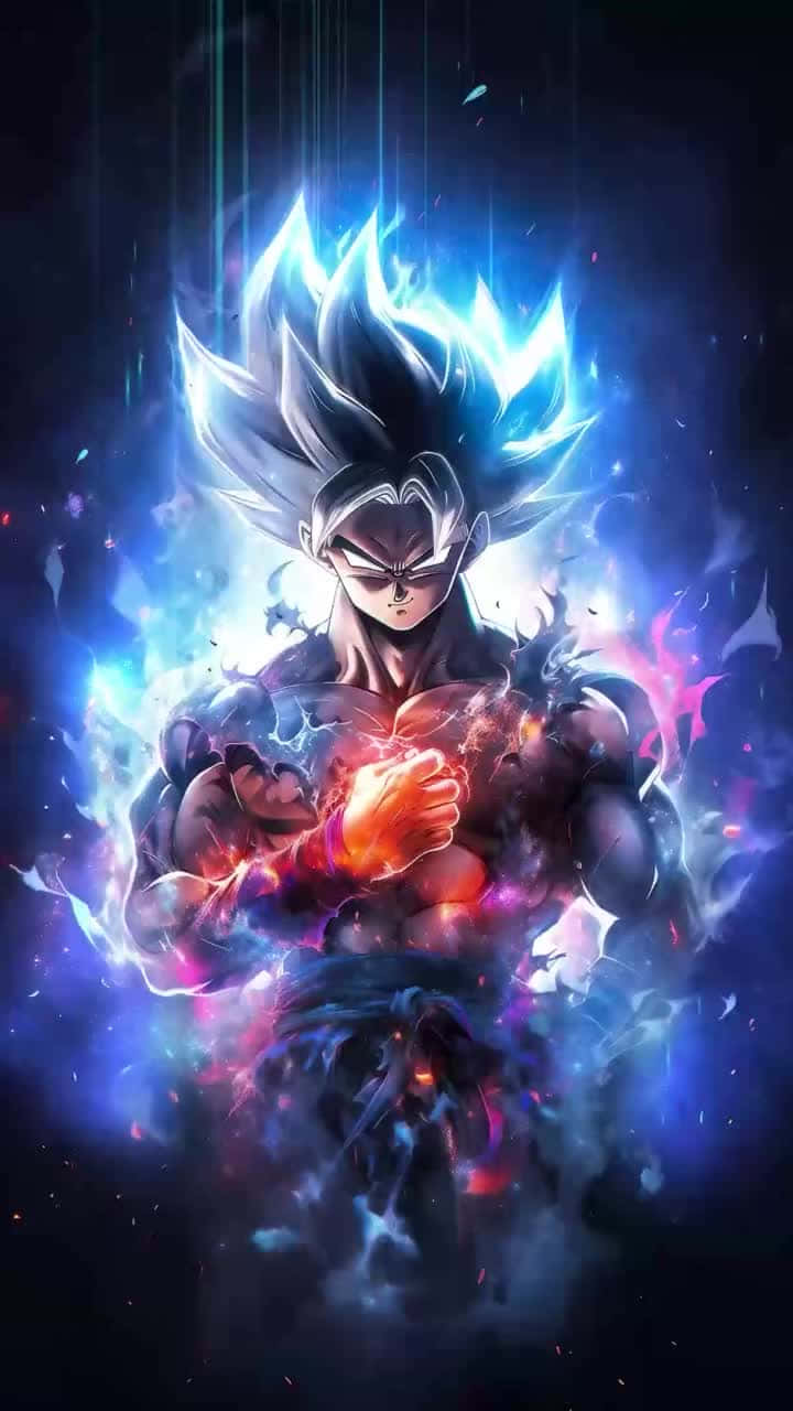 Goku Ultra Instinct Power Up Background