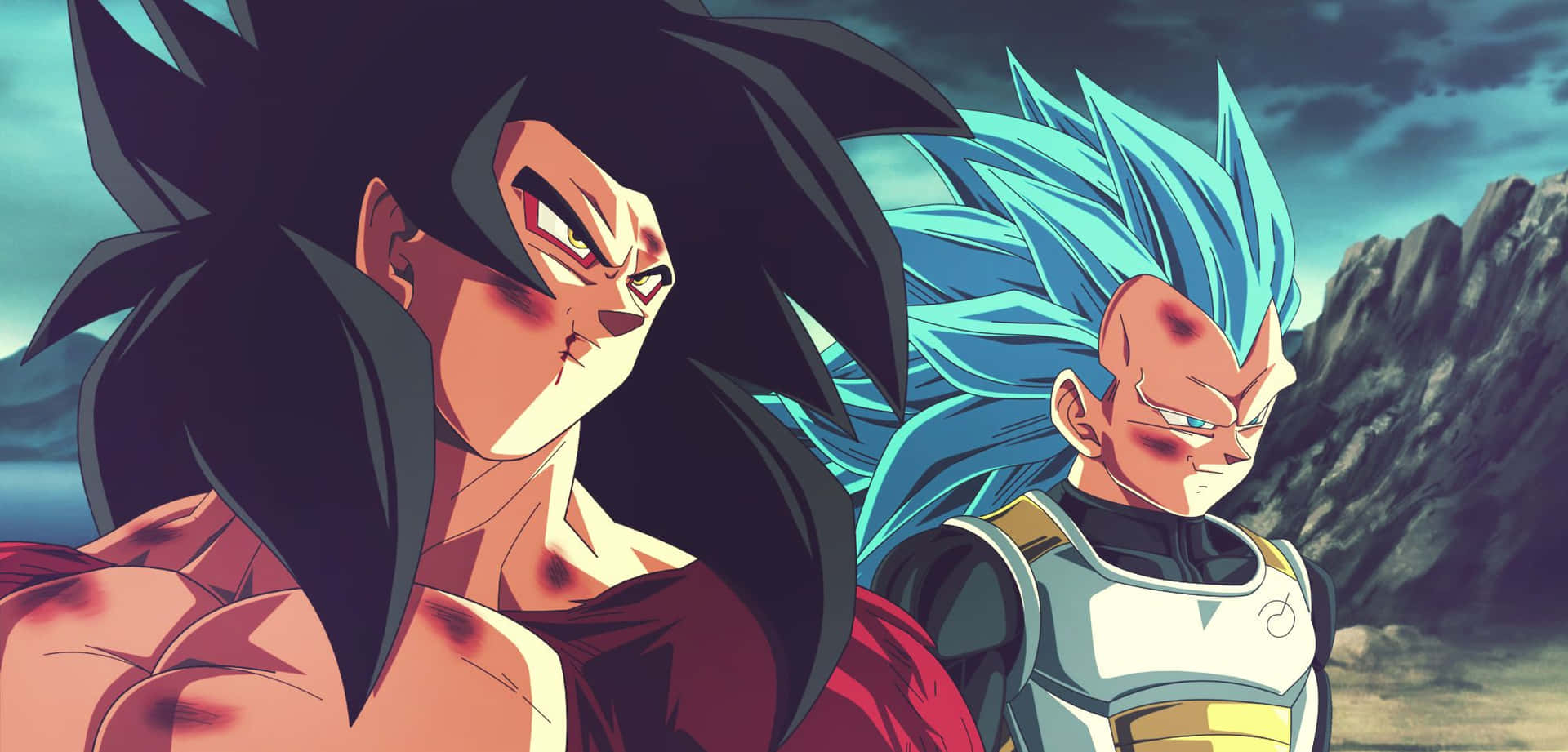 Goku Unleashes His Super Saiyan 4 Power Background