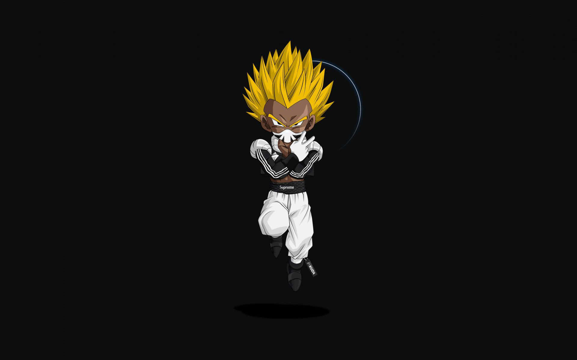 Goku Unleashes Super Saiyan Strength. Background