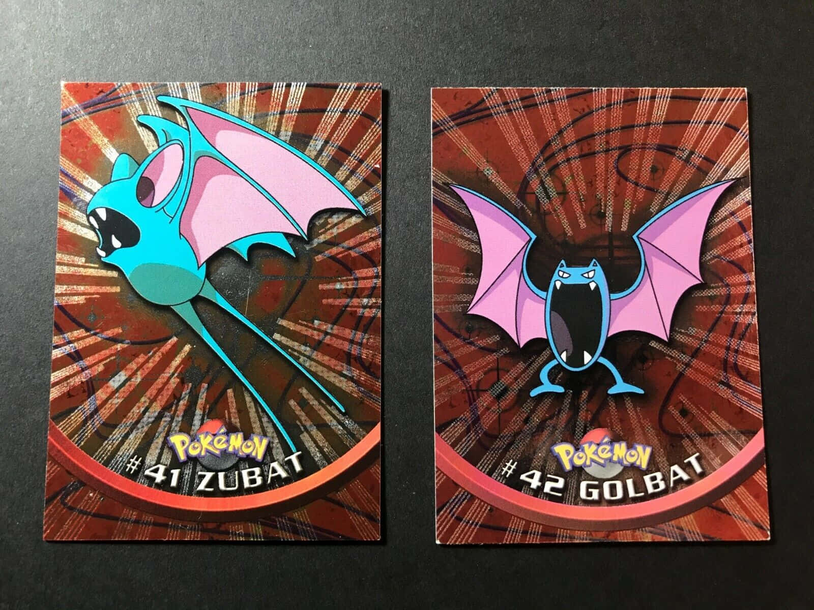 Golbat And Zubat Cards Background