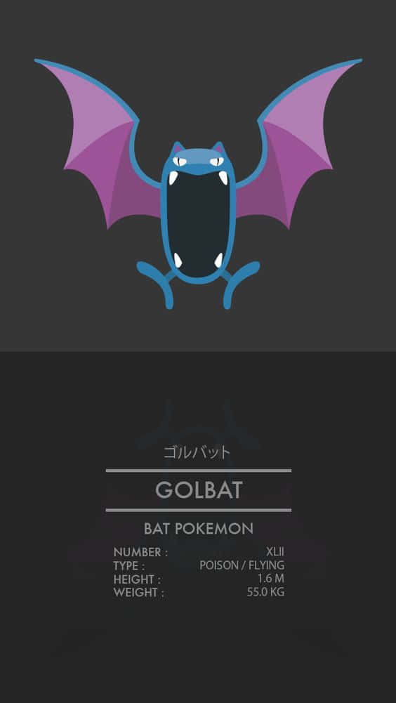 Golbat Bat Pokemon Profile Background