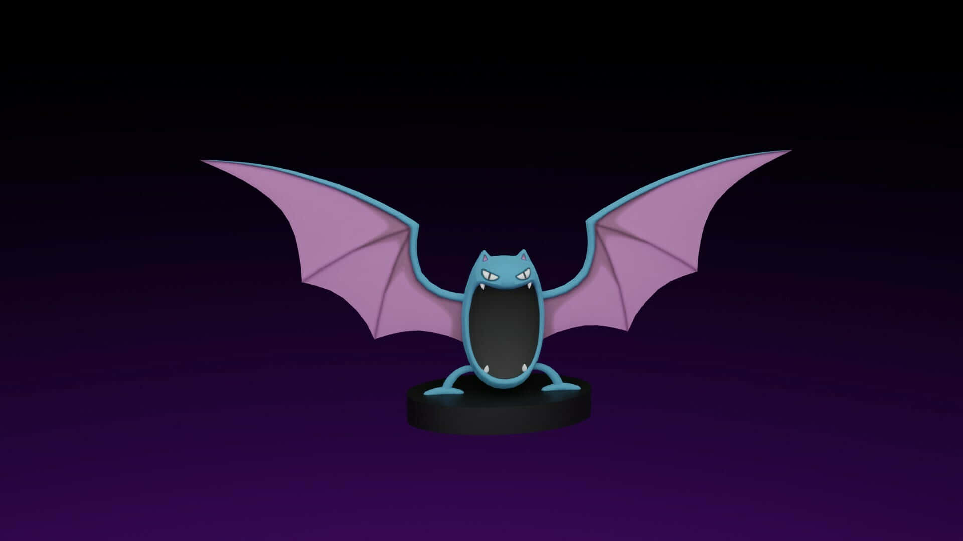 Golbat Standing On Platform