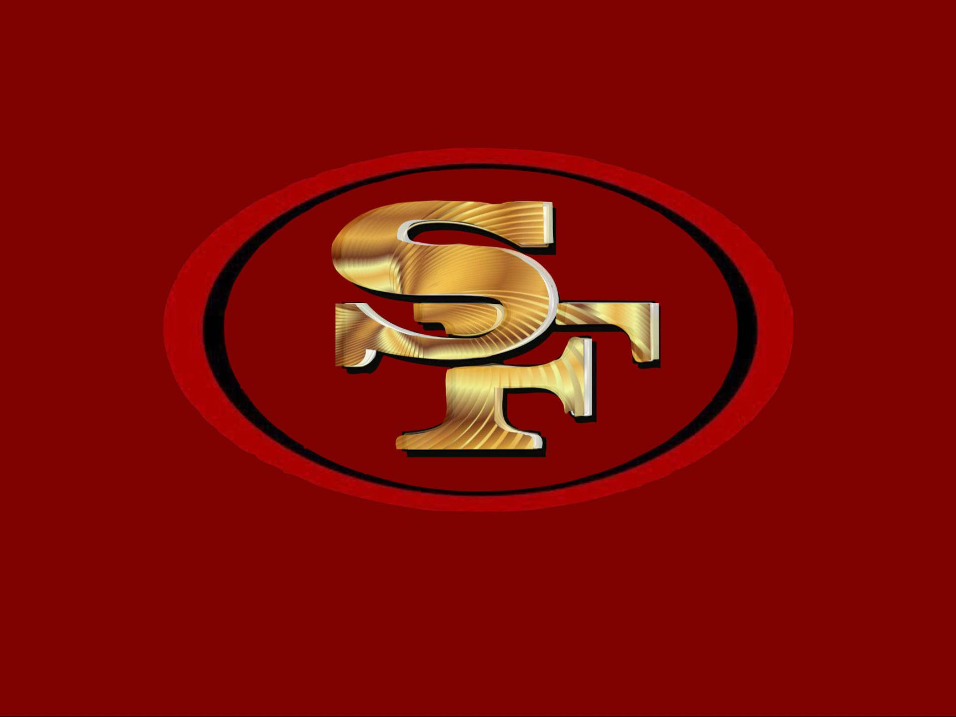 Gold 49ers Sf Logo Background