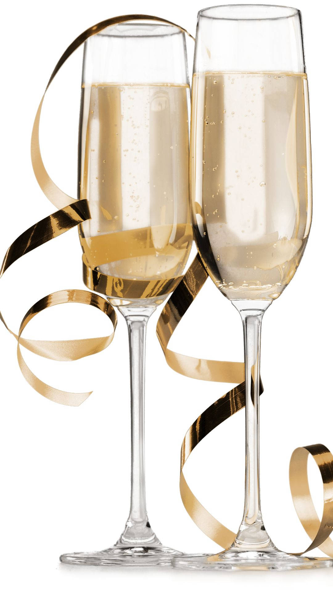 Gold Alcohol Wine Glasses Background