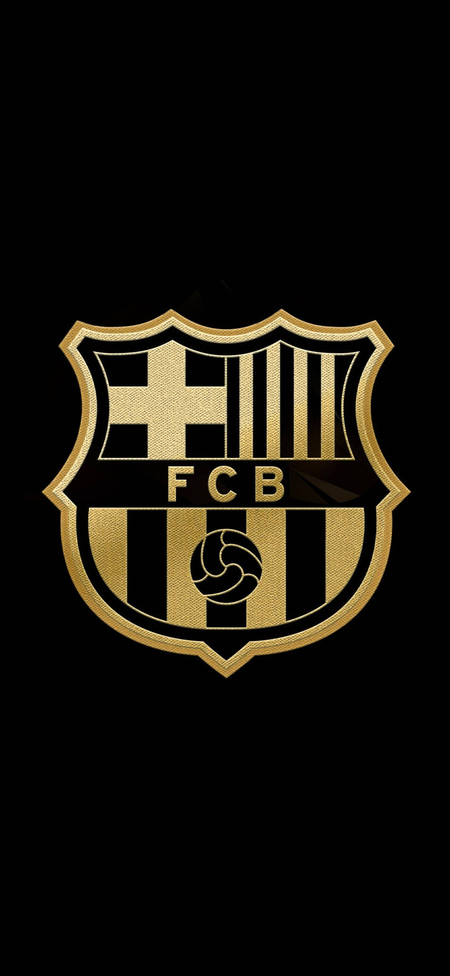 Gold And Black Barcelona Fc Background
