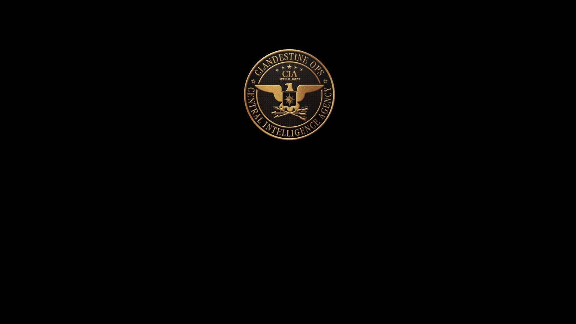 Gold And Black Cia Logo Background